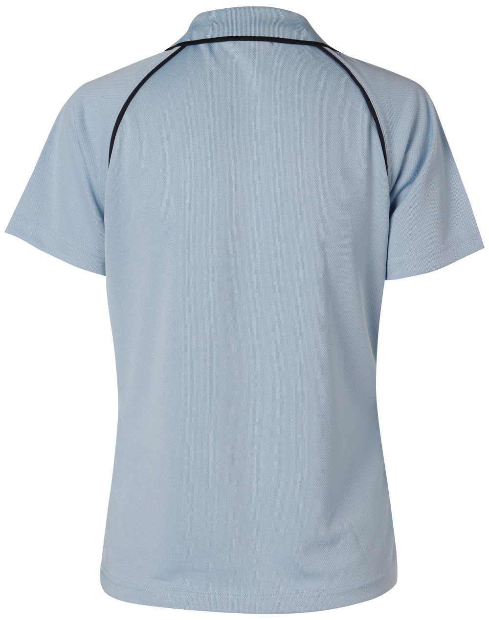 Custom Men's (Skyblue, Navy) Champion Raglan Polo Shirts Online Perth Australia