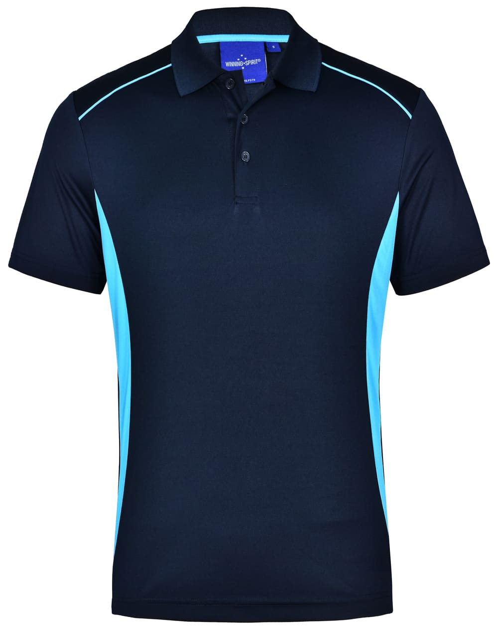 Custom (Ash Black) Pursuit Contrast Polo Shirt Mens Online Perth Australia