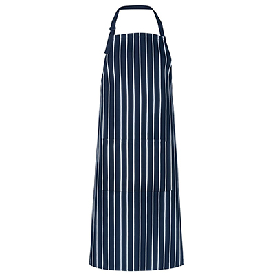 Custom Made Blue Bib Striped Aprons in Perth