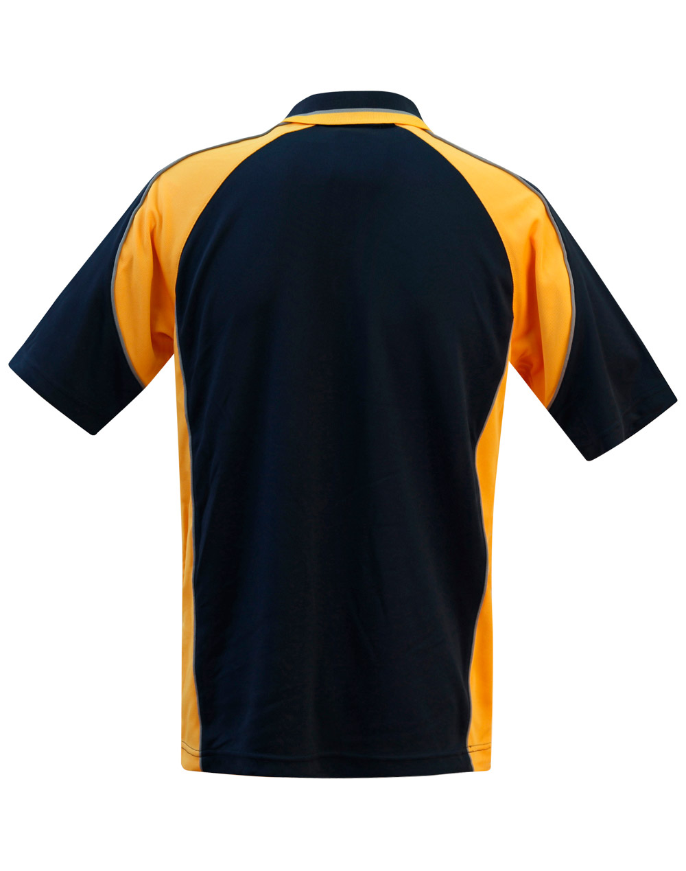 Custom (Navy Gold) Mascot Sublimated Polo Shirts Polyester Online Perth Australia