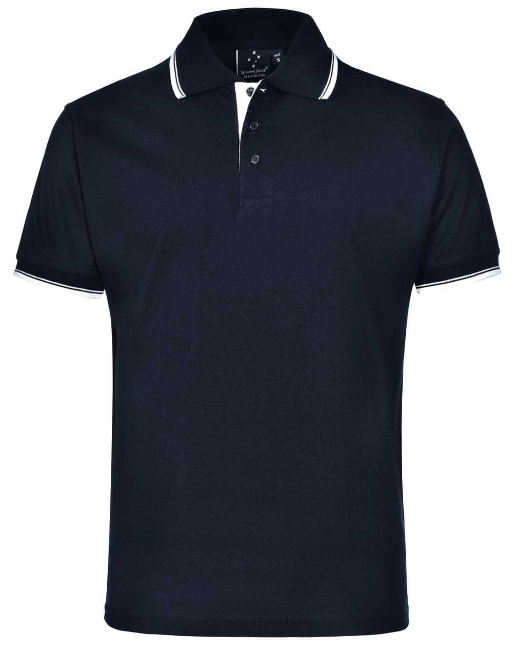 Custom (Navy) Macquarie Unisex Cotton Kit Polos Online in Perth