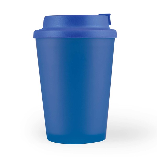 Custom Printed Dark Blue Aroma Coffee Cup Comfort Lid Online Perth Australia