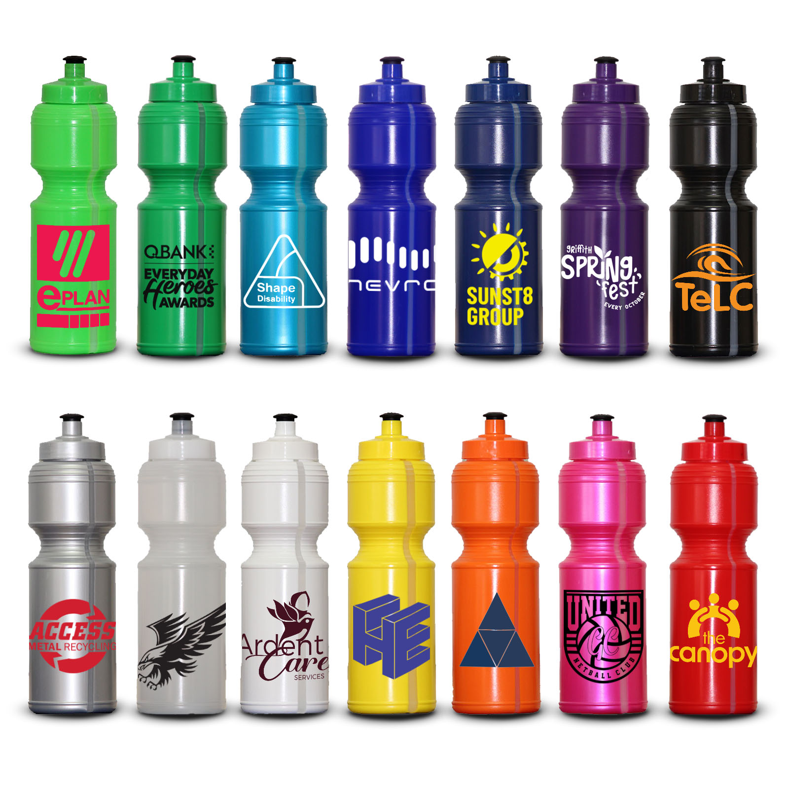 Custom Printed Drink Bottles/Water Bottles in Perth, Australia