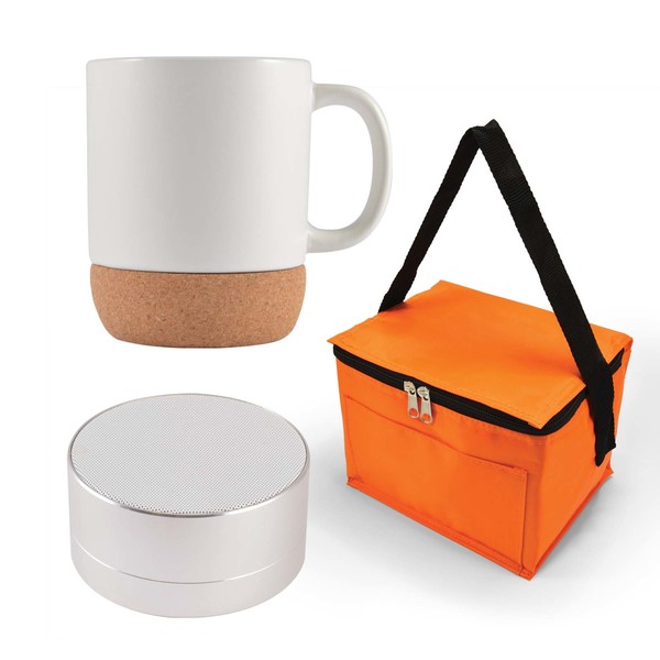 Custom Printed Espresso Coffee Cup And Speaker Pack Orange Premium Mugs Online In Perth Australia