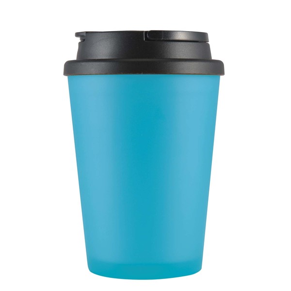 Custom Printed Light Blue Aroma Coffee Cup Handle Lid Online Perth Australia