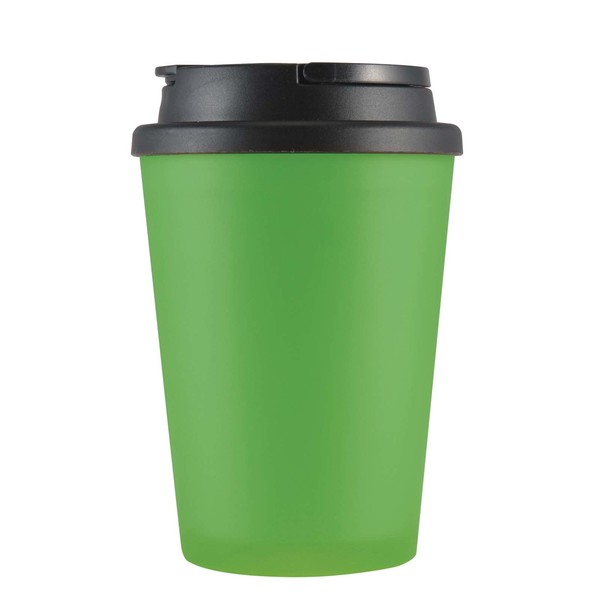 Custom Printed Light Green Aroma Coffee Cup Handle Lid Online Perth Australia