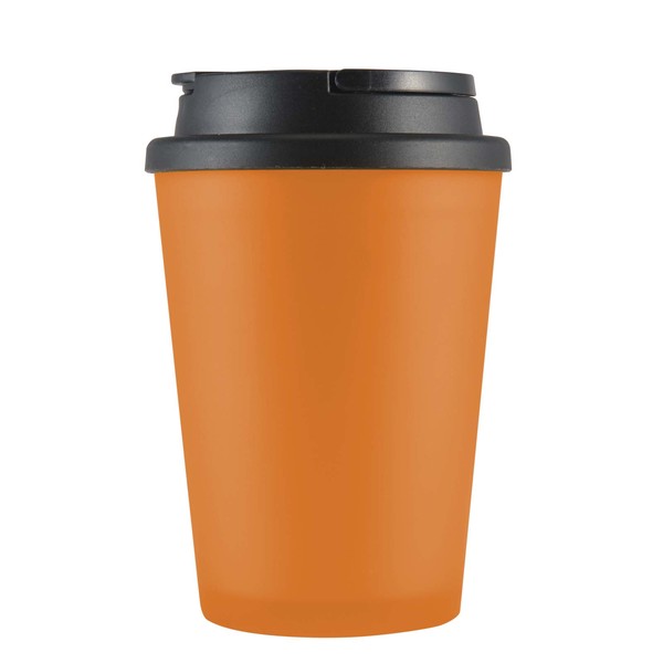 Custom Printed Orange Aroma Coffee Cup Handle Lid Online Perth Australia