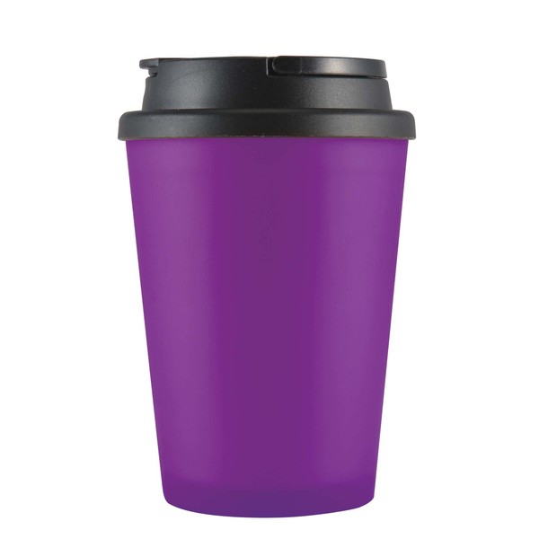 Custom Printed Purple Aroma Coffee Cup Handle Lid Online Perth Australia