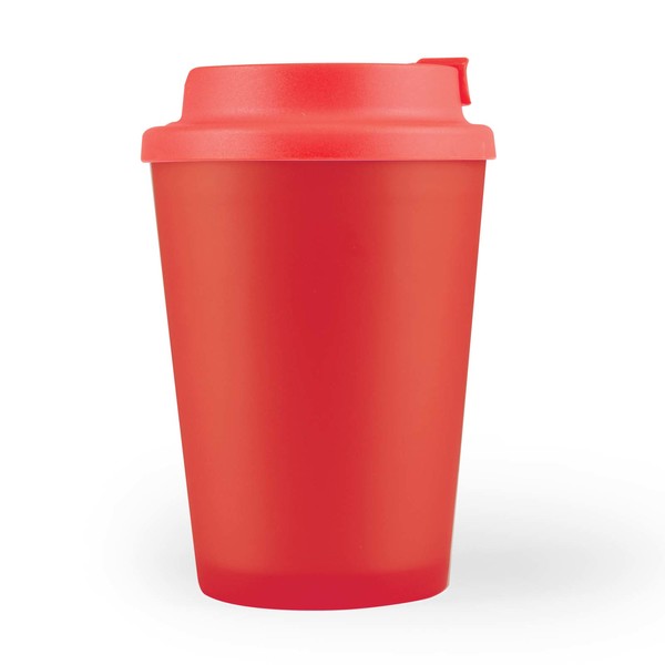 Custom Printed Red Aroma Coffee Cup Comfort Lid Online Perth Australia