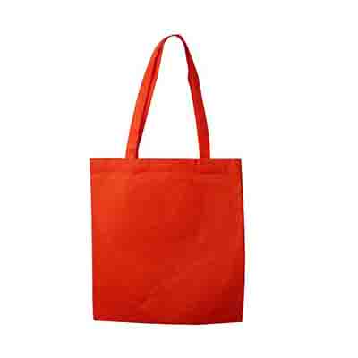 Custom Printed Red Non Woven Large Tote Bag No Gusset Online in Perth