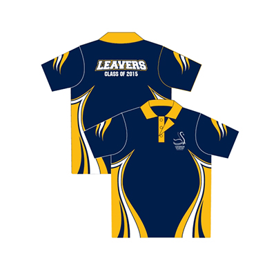 Custom School leaver polo shirts in Perth