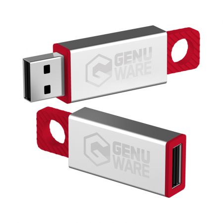 Custom Printed (Silver White) Brampton Flash Drive Online Perth Australia