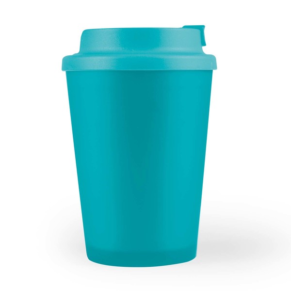 Custom Printed Teal Aroma Coffee Cup Comfort Lid Online Perth Australia