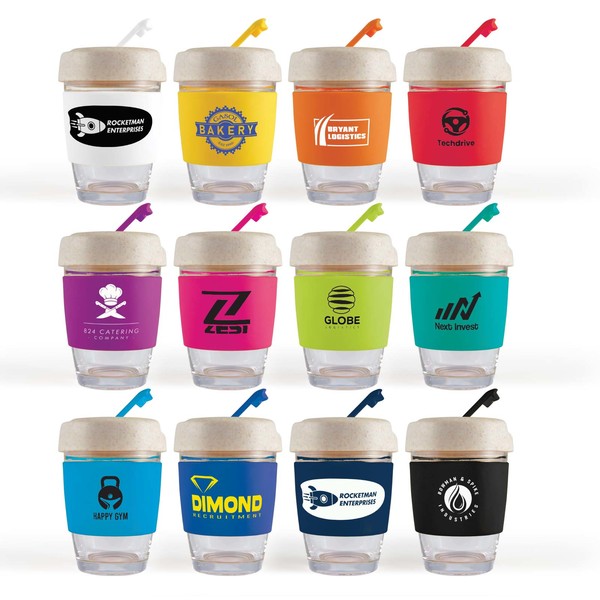 Custom Printed Vienna Eco Coffee Cup Silicone Band Online Perth Australia