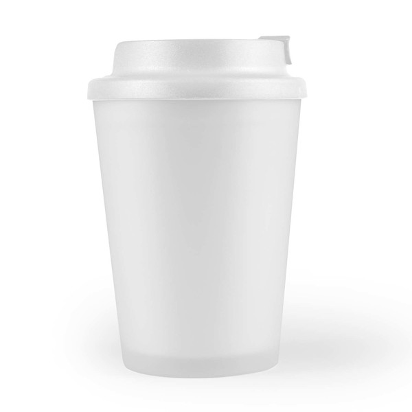 Custom Printed White Aroma Coffee Cup Comfort Lid Online Perth Australia