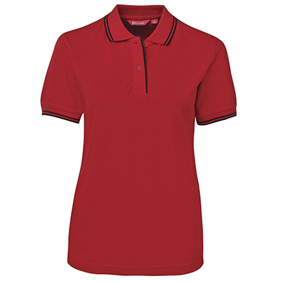 Promotional Corparate Custom Printed Apparels Polos Ladies LADIES CONTRAST POLO - 2LCP Perth Australia