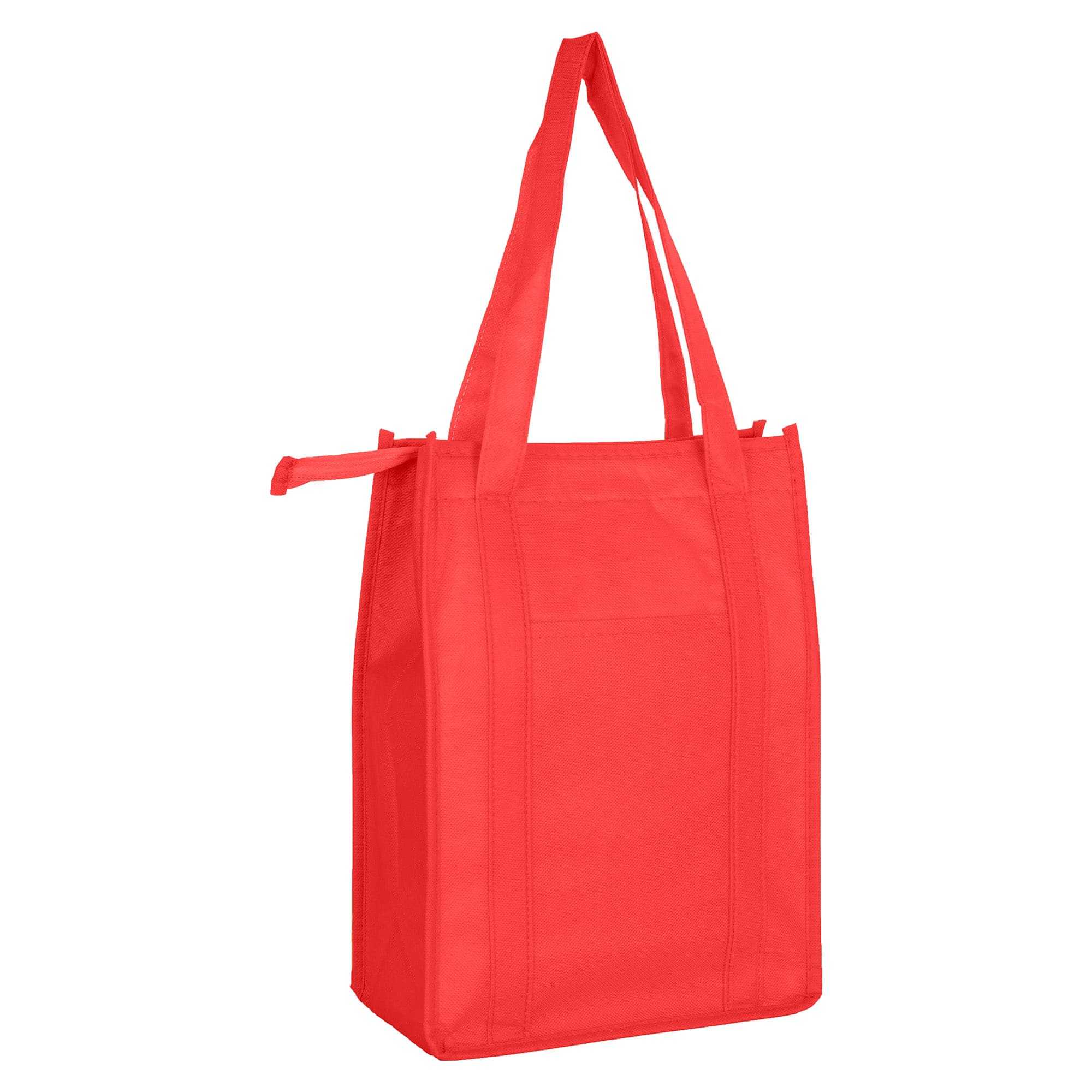 Custom (Orange) Non-Woven Cooler Bag with Zip Closure Online Perth Australia