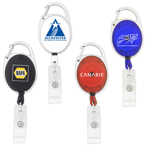 Custom Retractable Badge Holders Carabiner Clip in Australia