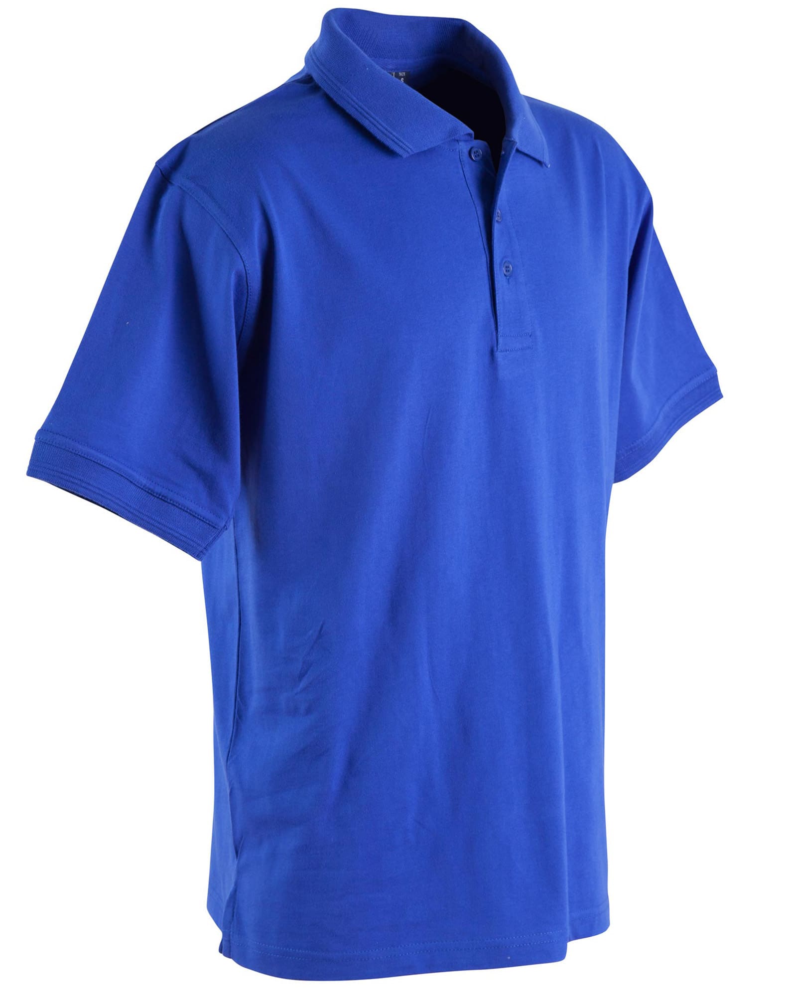 Custom (Royal) Macquarie Unisex Contrast Cotton Kit Polos Online in Perth