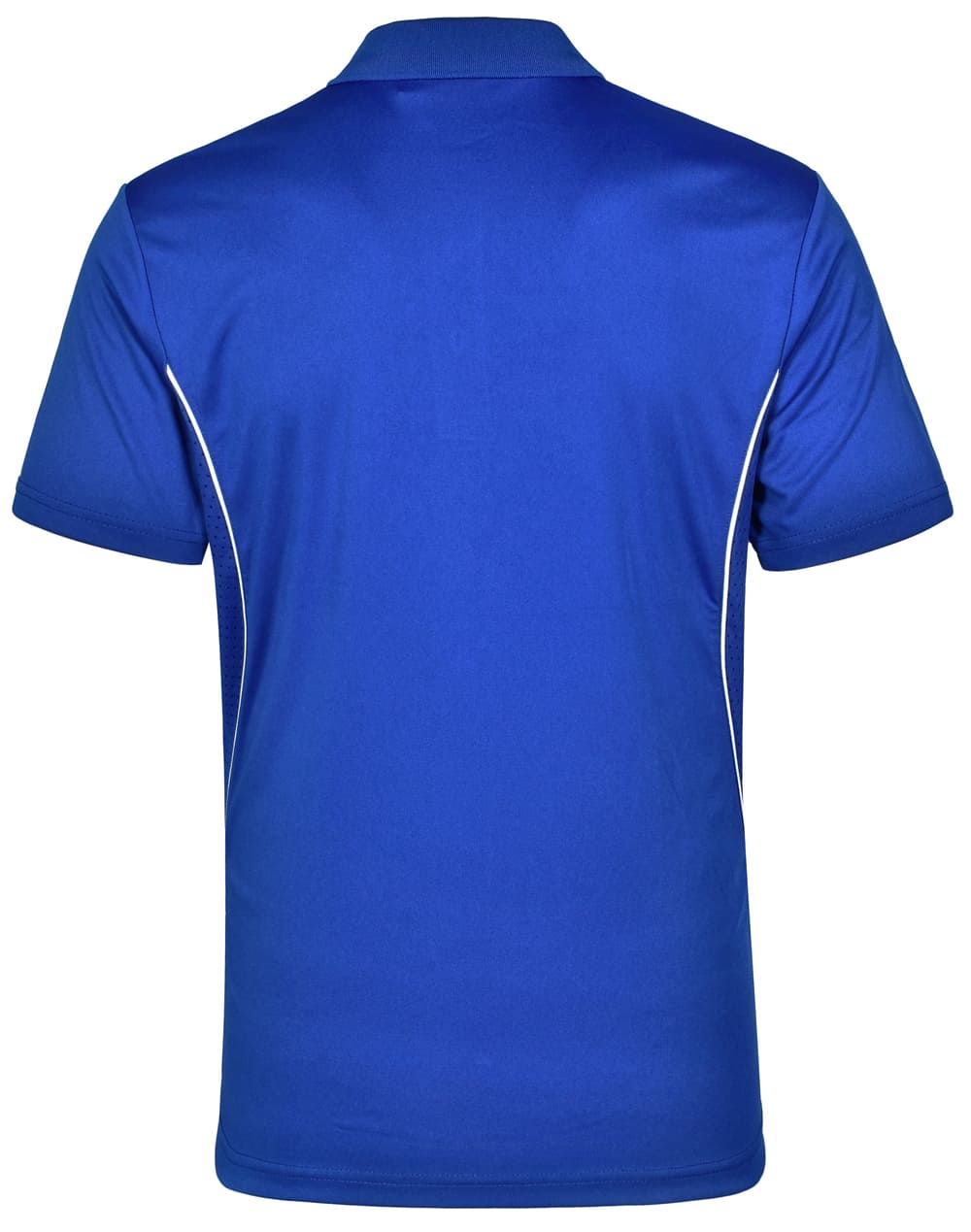 Custom (Aqua Blue Navy) Pursuit Contrast Polo Shirt Mens Short Sleeve Online Perth Australia
