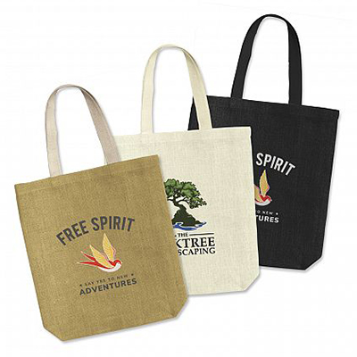 Custom Thera Jute Tote Bags in Australia