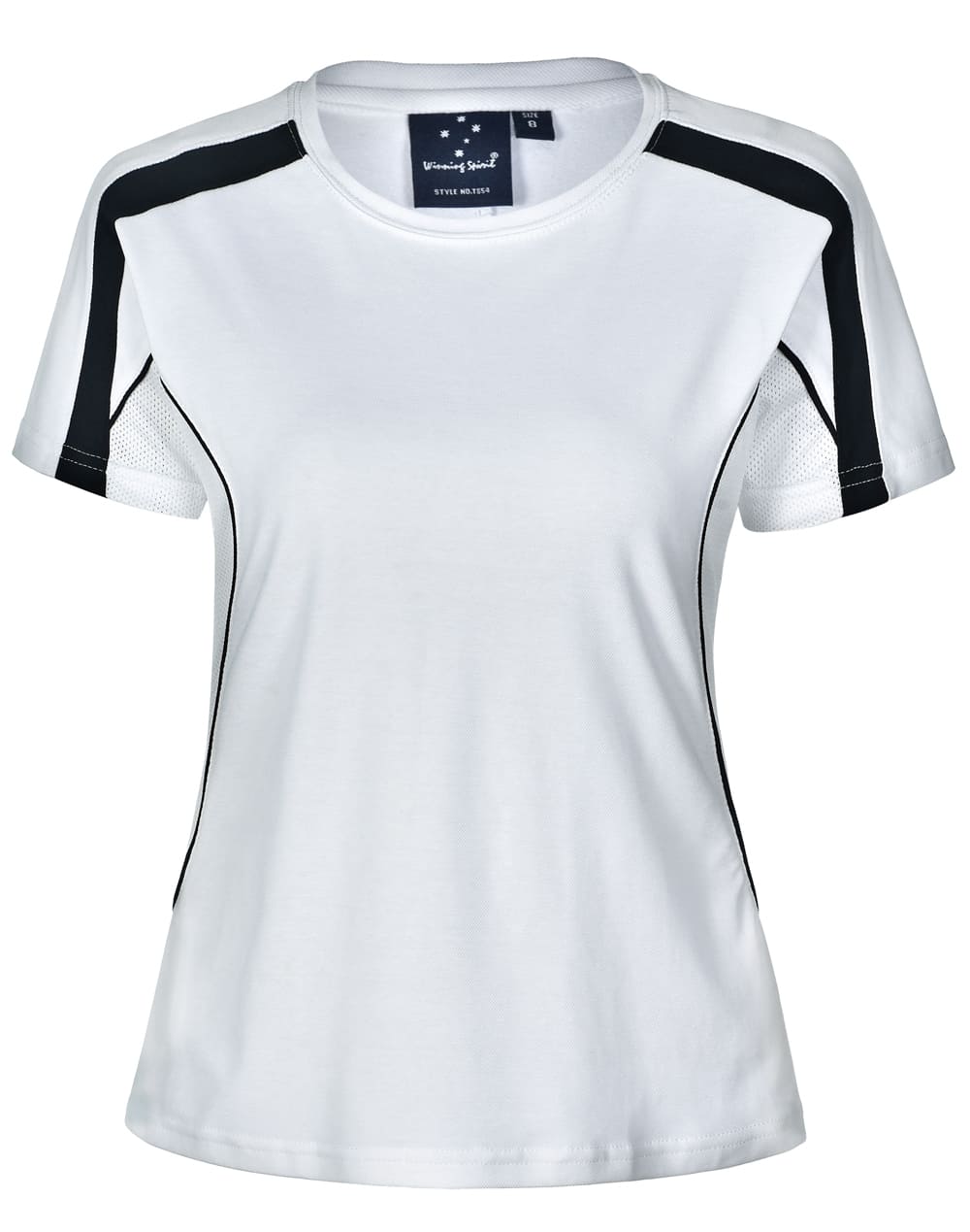Custom (White Navy) Legend Ladies Short Sleeve Tee Shirts Online in Perth