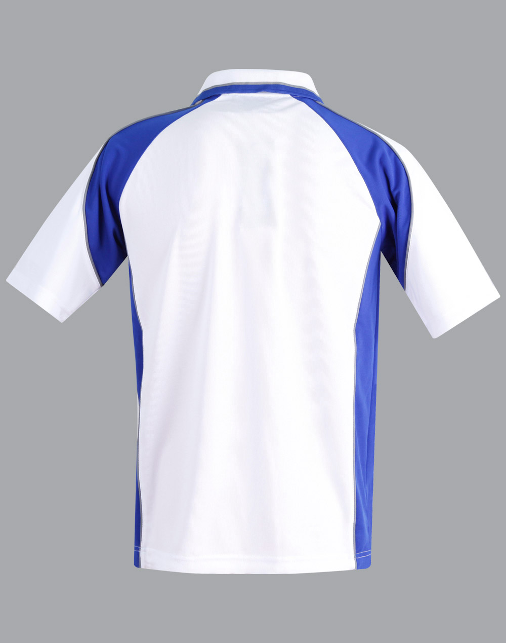 Custom (White Royal) Mascot Sublimated Polo Shirts Polyester Online Perth Australia