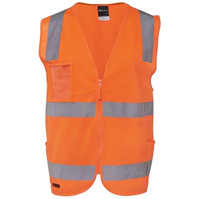 Apparels HI VIS Tradewear JACKETS-VESTS ADULTS HI VIS (D+N) SAFETY VEST - 6DNSV Perth Australia