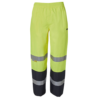 Promotional Corparate Custom Printed Apparels HI VIS Tradewear PANTS HV (D+N) PREMIUM RAIN PANTS - 6DPRP Perth Australia