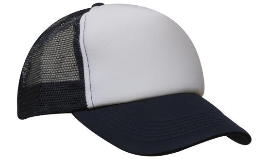 Bags Headwears Cotton and Other Fabrics Trucker Mesh Cap With Flat Peak - 3806 Perth Australia