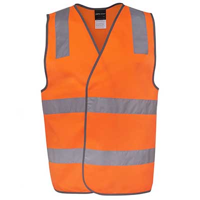  Personalised HV (D+N) ZIP SAFETY VEST in Perth