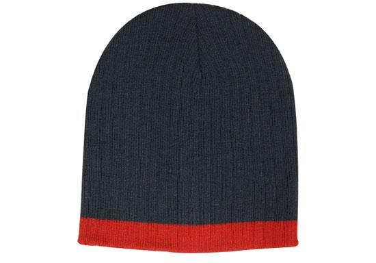 Promotional Corparate Custom Printed Bags Headwears BEANIES Two Tone Cable Knit Beanie - Toque Perth Australia