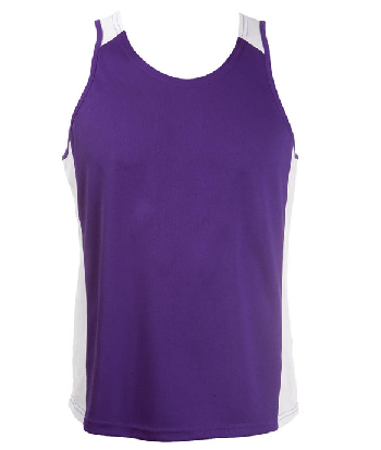 Order Burgundy White OC Mens Basketball Singlets Online in Perth