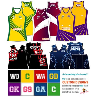 Get Netball Uniforms Online in Perth