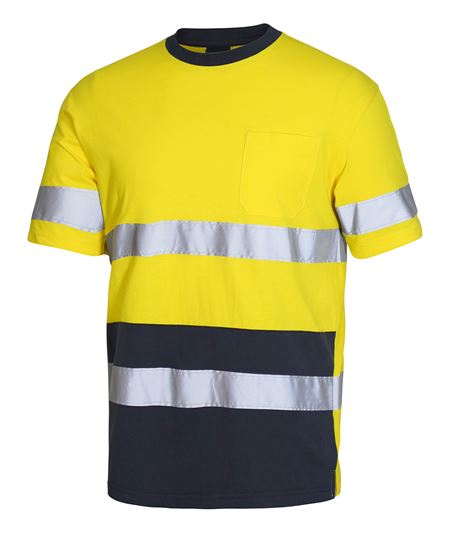 Custom Printed Hi Vis (D+N) Cotton T-Shirt in Perth Australia 
