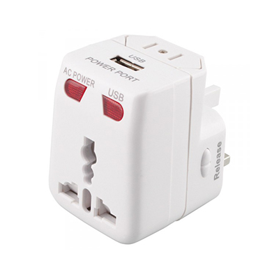 Mr Universe Travel Adaptor with USB Charger