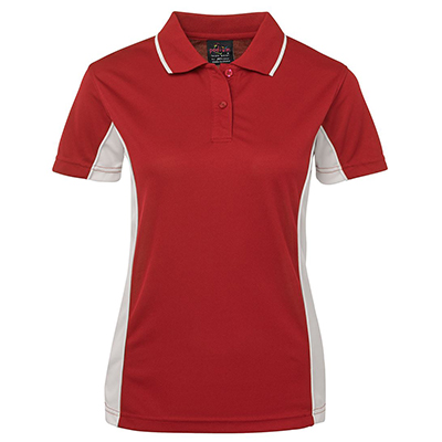 Promotional Corparate Custom Printed Apparels Polos Ladies PODIUM LADIES CONTRAST POLY POLO - 7LPP Perth Australia