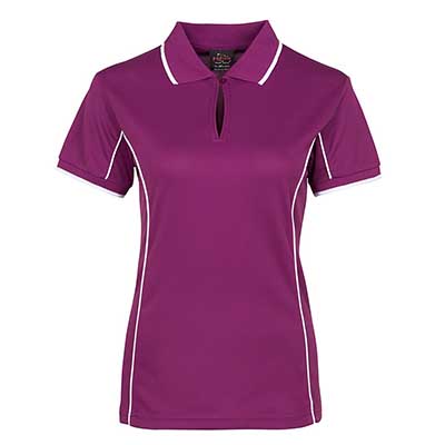 Promotional Corparate Custom Printed Apparels Polos Ladies PODIUM LADIES PIPING POLO - 7LPI Perth Australia