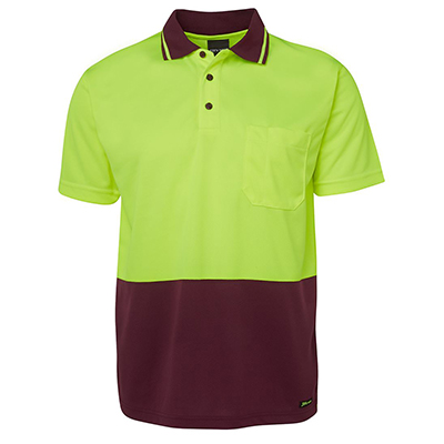 Apparels HI VIS Tradewear POLOS Adults HV 4602.1 NON CUFF TRAD POLO - 6HVNC Perth Australia