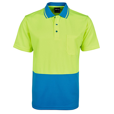 Apparels HI VIS Tradewear POLOS Adults HV 4602.1 NON CUFF TRAD POLO - 6HVNC Perth Australia