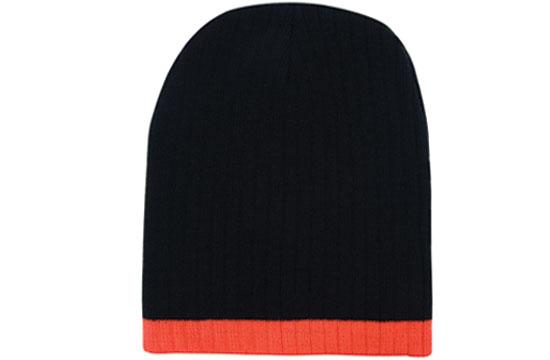 Promotional Corparate Custom Printed Bags Headwears BEANIES Two Tone Cable Knit Beanie - Toque Perth Australia