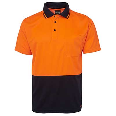 Apparels HI VIS Tradewear POLOS Adults HV 4602.1 NON CUFF TRAD POLO - 6HVNC Perth Australia