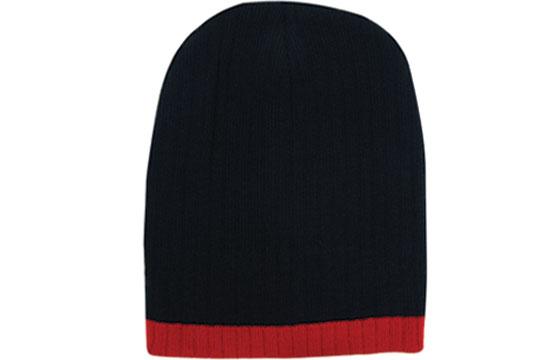 Promotional Corparate Custom Printed Bags Headwears BEANIES Two Tone Cable Knit Beanie - Toque Perth Australia
