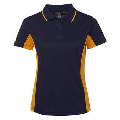 Promotional Corparate Custom Printed Apparels Polos Ladies PODIUM LADIES CONTRAST POLY POLO - 7LPP Perth Australia