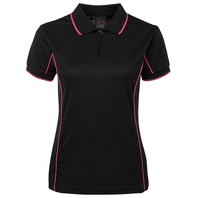 Promotional Corparate Custom Printed Apparels Polos Ladies PODIUM LADIES PIPING POLO - 7LPI Perth Australia