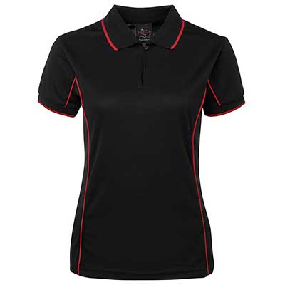 Promotional Corparate Custom Printed Apparels Polos Ladies PODIUM LADIES PIPING POLO - 7LPI Perth Australia