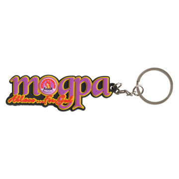 Personalised Custom Shaped PVC Keyring in Australia