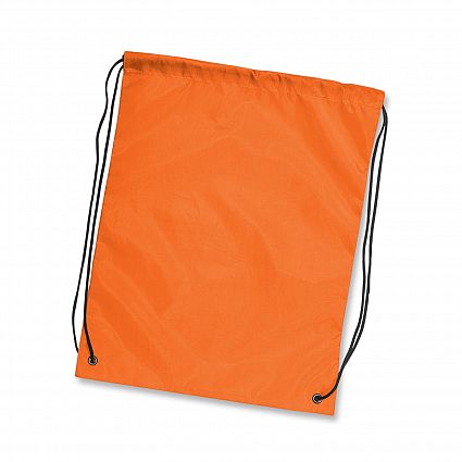 Personalised Orange Drawstring Backpack in Perth