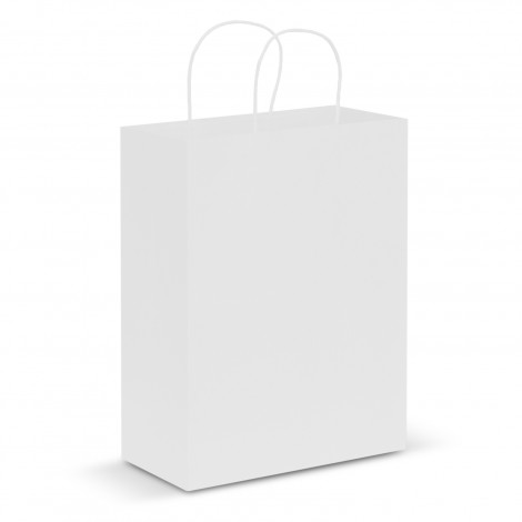 Custom White Large Paper Carry Bags in Australia