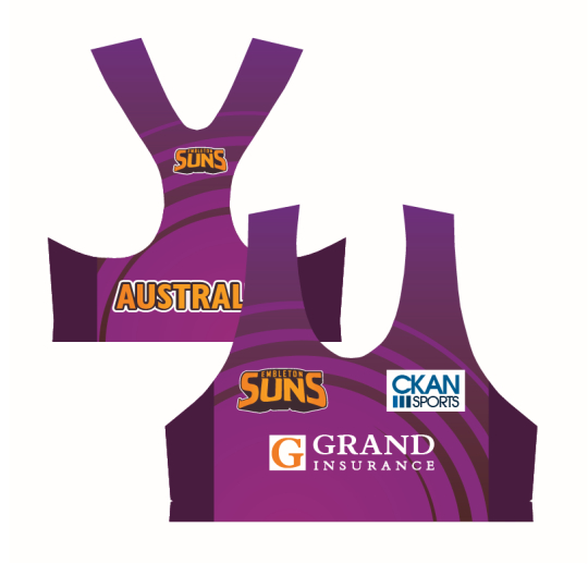 Personalised Women's Volleyball Crop Tops in Australia